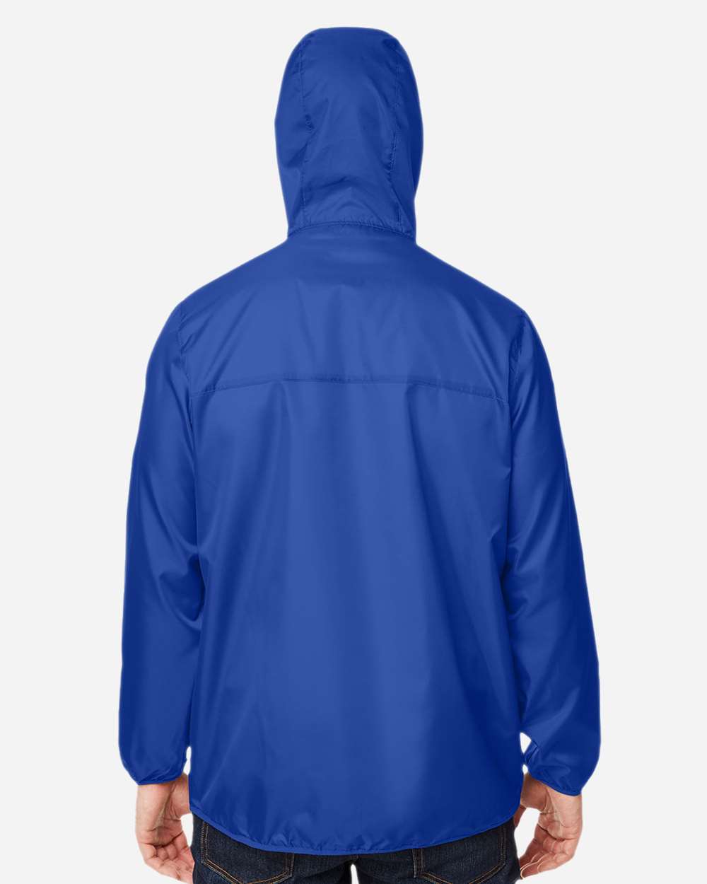 Team 365 Unisex Zone Protect Packable Anorak Jacket - TT77 Sport Royal