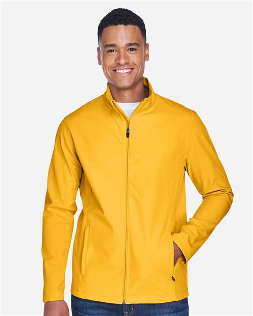 Team 365 Men's Leader Soft Shell Jacket - TT80 Sport Athletic Gold