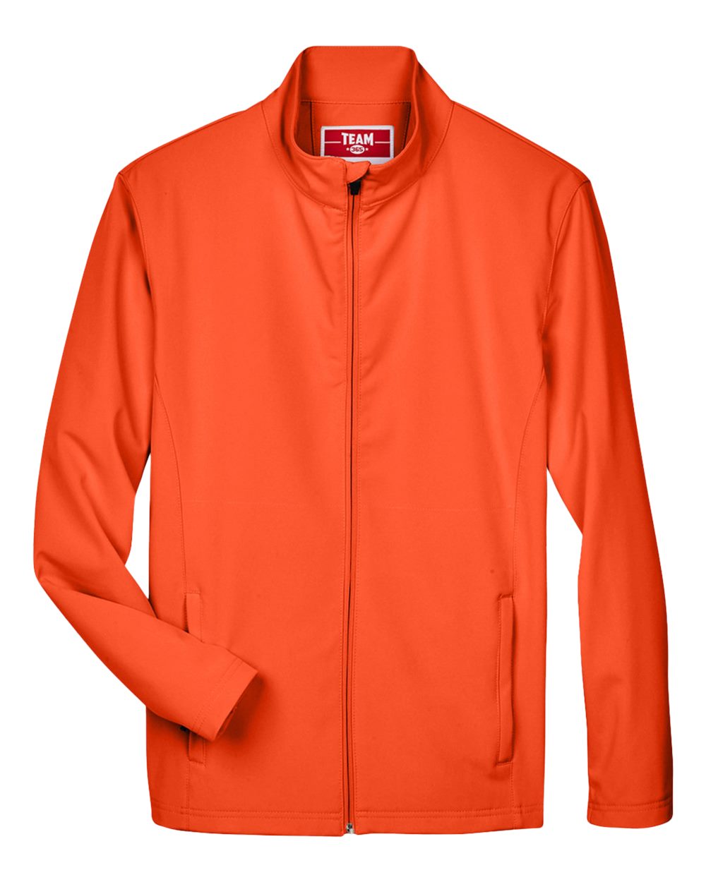 Team 365 Men's Leader Soft Shell Jacket - TT80 Sport Orange