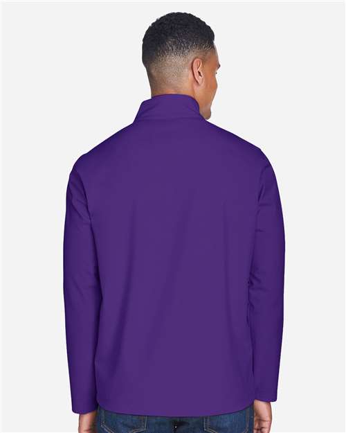 Team 365 Men's Leader Soft Shell Jacket - TT80 Sport Purple