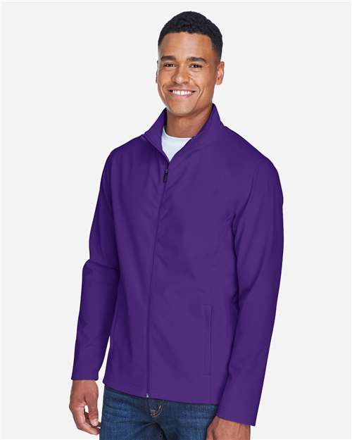 Team 365 Men's Leader Soft Shell Jacket - TT80 Sport Purple