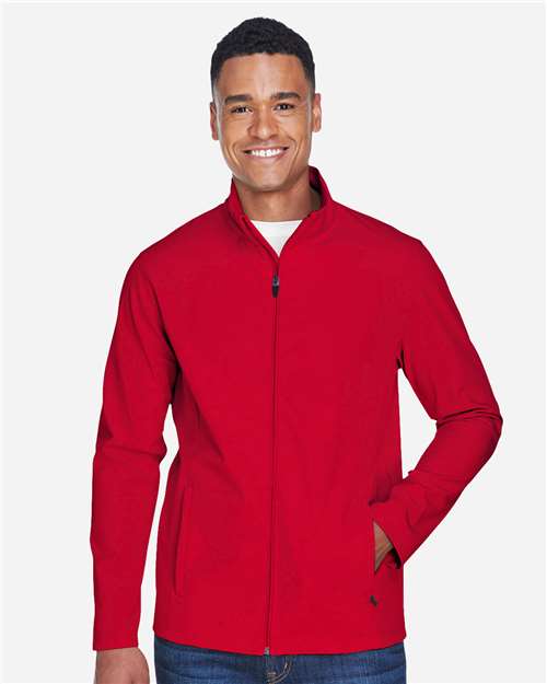 Team 365 Men's Leader Soft Shell Jacket - TT80 Sport Red