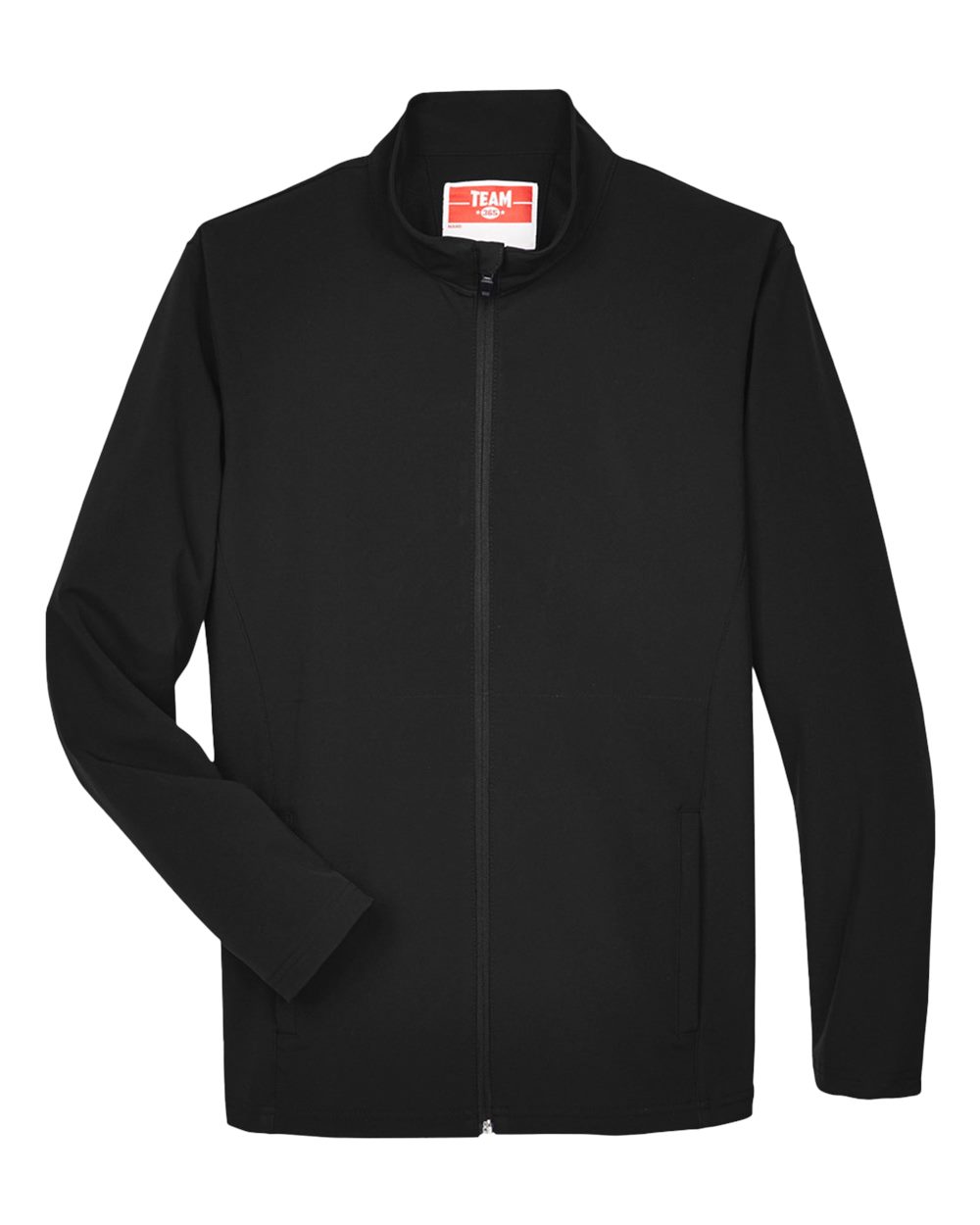 Team 365 Men's Leader Soft Shell Jacket - TT80 Black