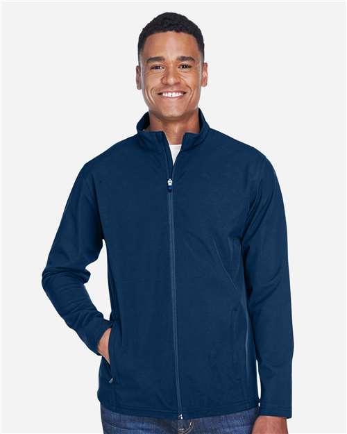 Team 365 Men's Leader Soft Shell Jacket - TT80 Sport Dark Navy