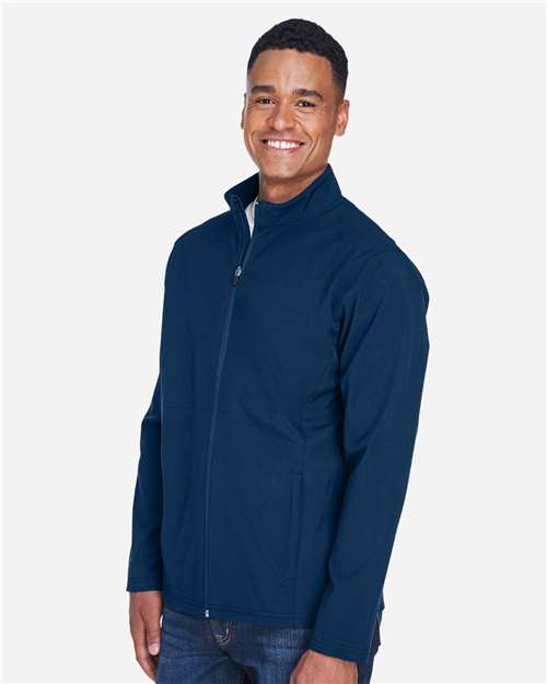 Team 365 Men's Leader Soft Shell Jacket - TT80 Sport Dark Navy