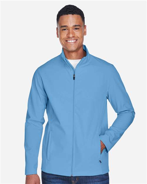 Team 365 Men's Leader Soft Shell Jacket - TT80 Sport Light Blue