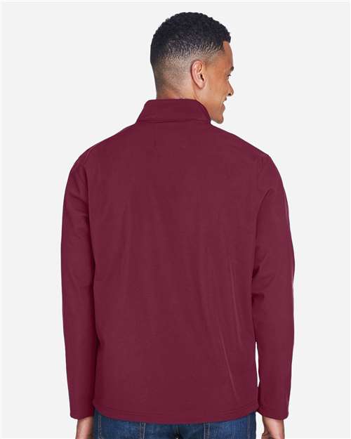 Team 365 Men's Leader Soft Shell Jacket - TT80 Sport Maroon