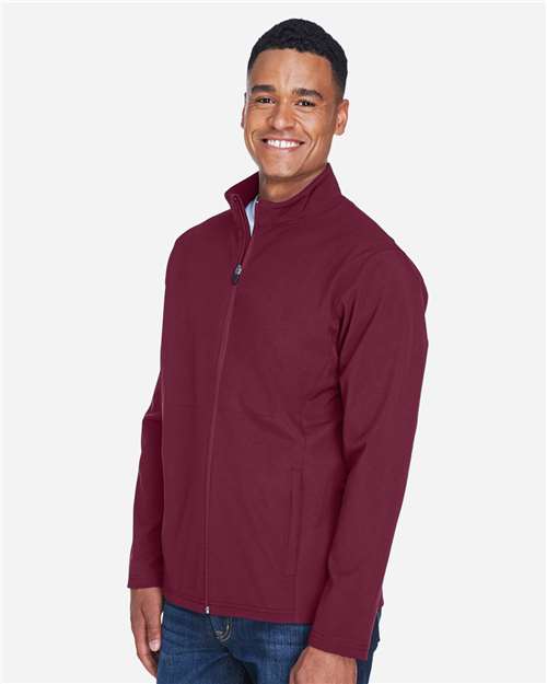 Team 365 Men's Leader Soft Shell Jacket - TT80 Sport Maroon