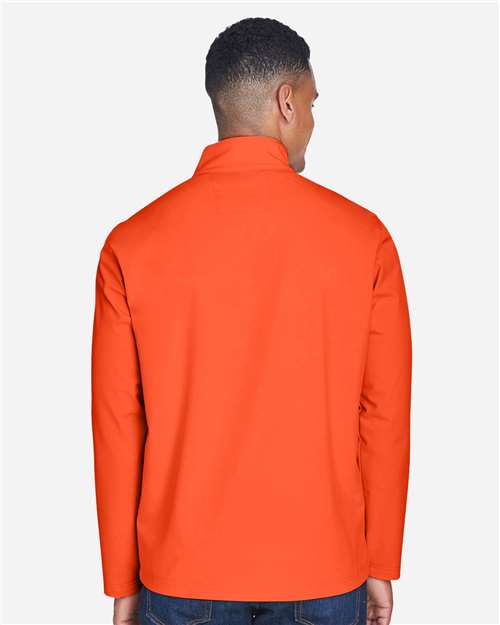 Team 365 Men's Leader Soft Shell Jacket - TT80 Sport Orange