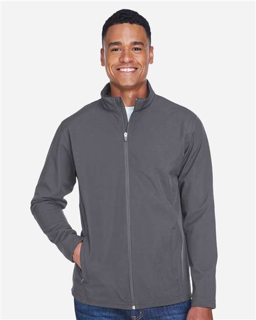 Team 365 Men's Leader Soft Shell Jacket - TT80 Sport Graphite