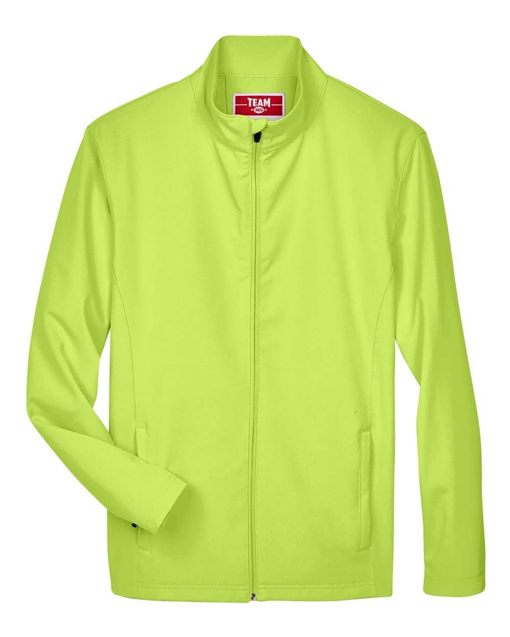 Team 365 Men's Leader Soft Shell Jacket - TT80 Safety Yellow