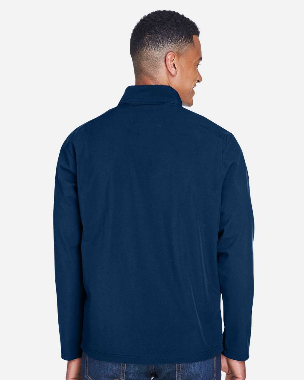 Team 365 Men's Leader Soft Shell Jacket - TT80 Sport Dark Navy