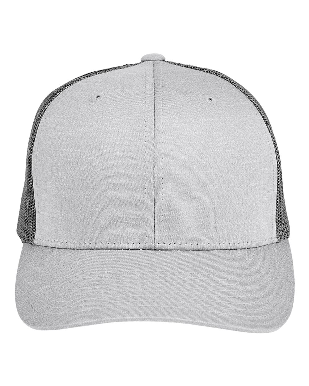 Team 365 Zone Sonic Heather Trucker Cap - TT802 Athletic Heather- Sport Graphite