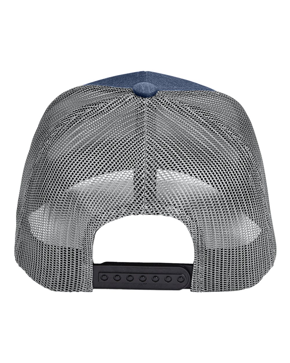 Team 365 Zone Sonic Heather Trucker Cap - TT802 Sport Dark Navy Heather- Sport Graphite