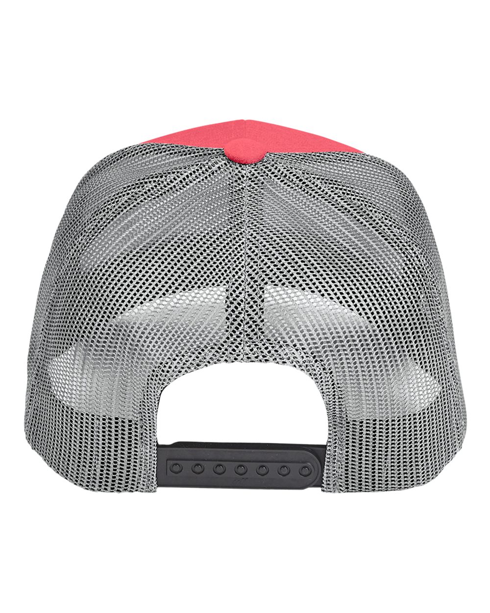 Team 365 Zone Sonic Heather Trucker Cap - TT802 Sport Red Heather- Sport Graphite