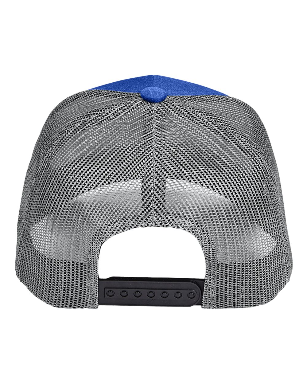 Team 365 Zone Performance Trucker Cap by Yupoong - TT802 Sport Royal Heather- Sport Graphite