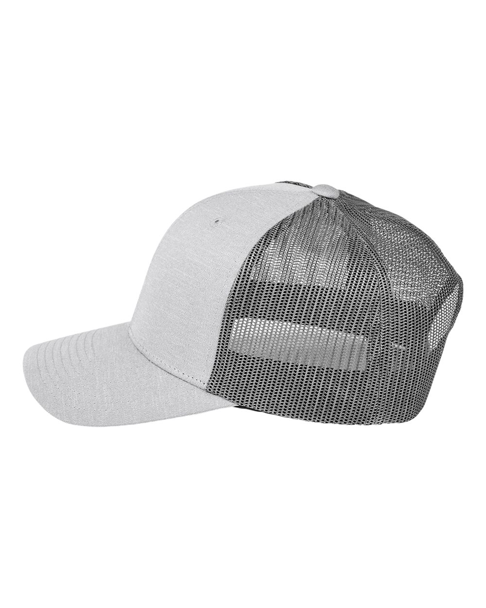 Team 365 Youth Zone Sonic Heather Trucker Cap - TT802Y Athletic Heather- Sport Graphite