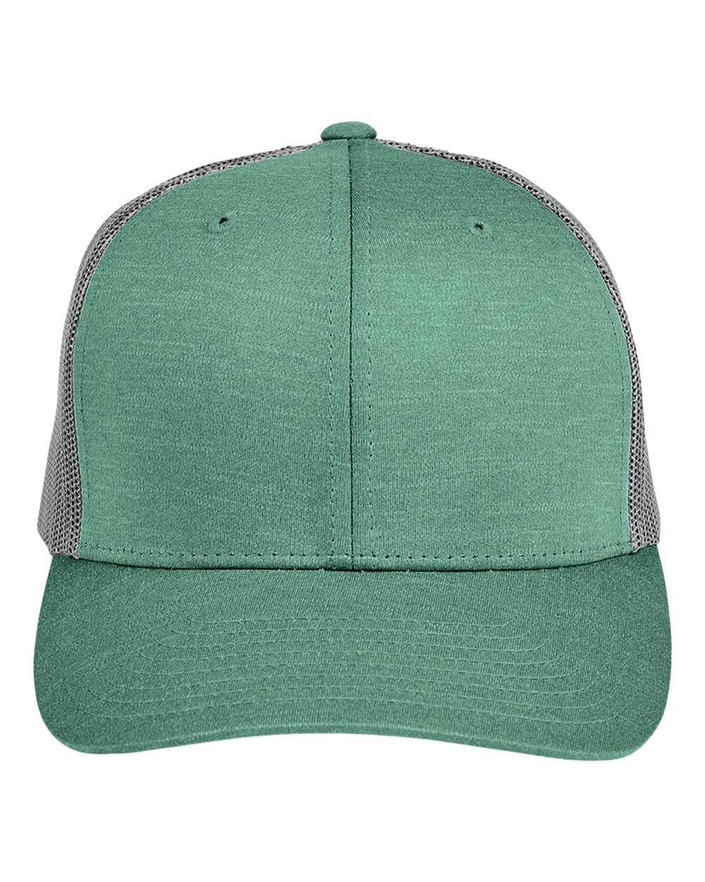 Team 365 Youth Zone Peformance Trucker Cap by Yupoong - TT802Y Sport Forest Heather- Sport Graphite