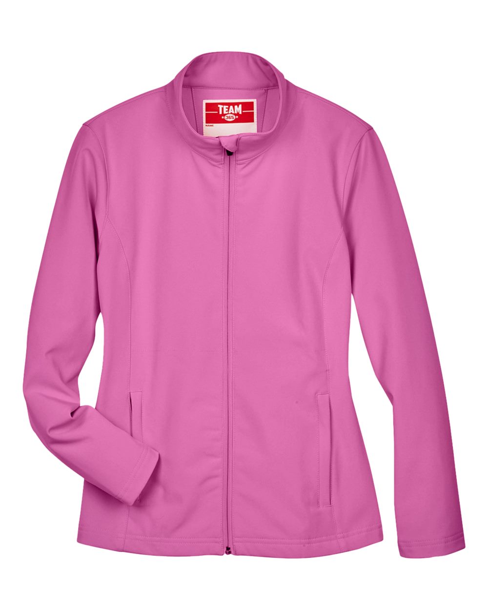 Team 365 Women's Leader Soft Shell Jacket - TT80W Sport Charity Pink