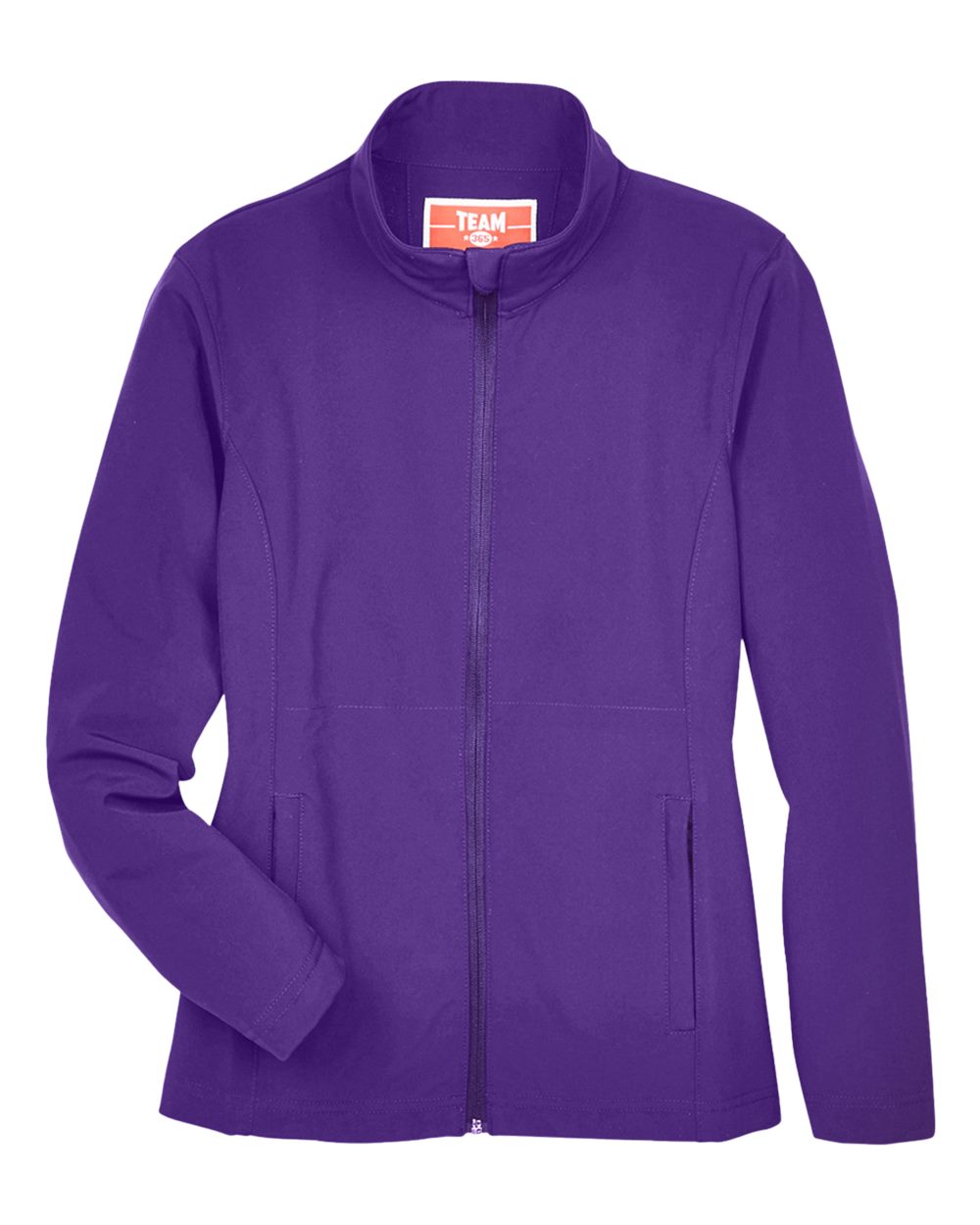 Team 365 Women's Leader Soft Shell Jacket - TT80W Sport Purple