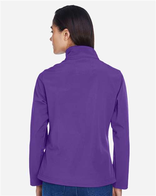 Team 365 Women's Leader Soft Shell Jacket - TT80W Sport Purple