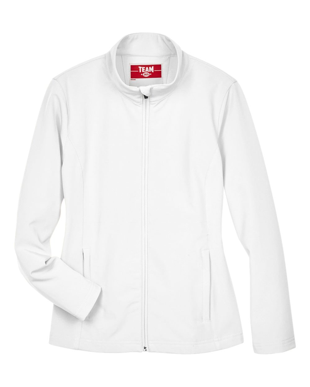 Team 365 Women's Leader Soft Shell Jacket - TT80W White