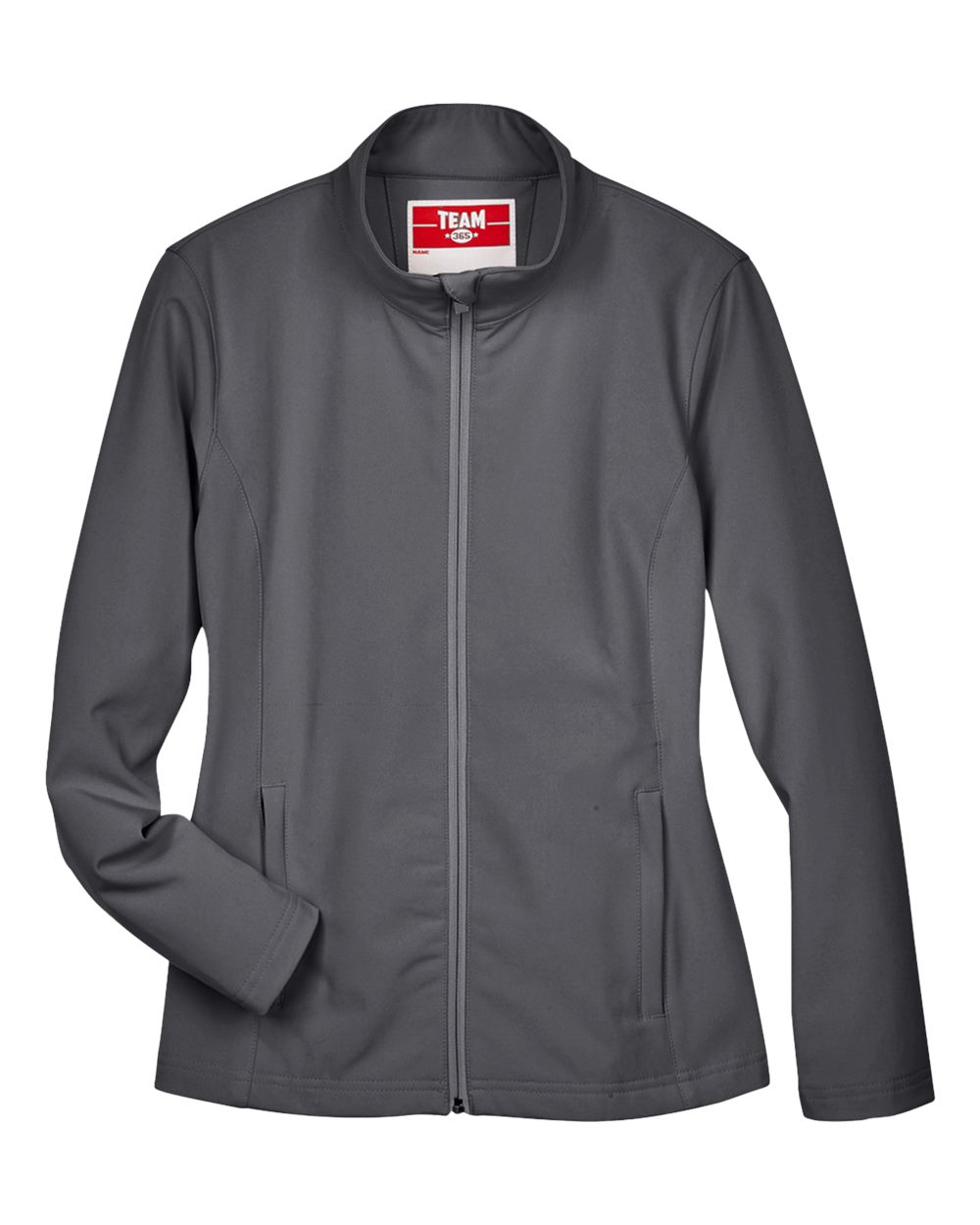 Team 365 Women's Leader Soft Shell Jacket - TT80W Sport Graphite