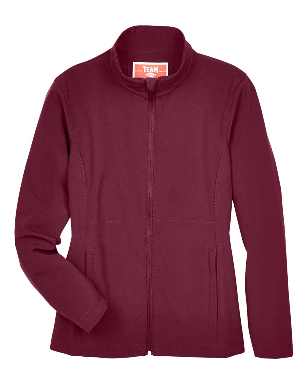 Team 365 Women's Leader Soft Shell Jacket - TT80W Sport Maroon