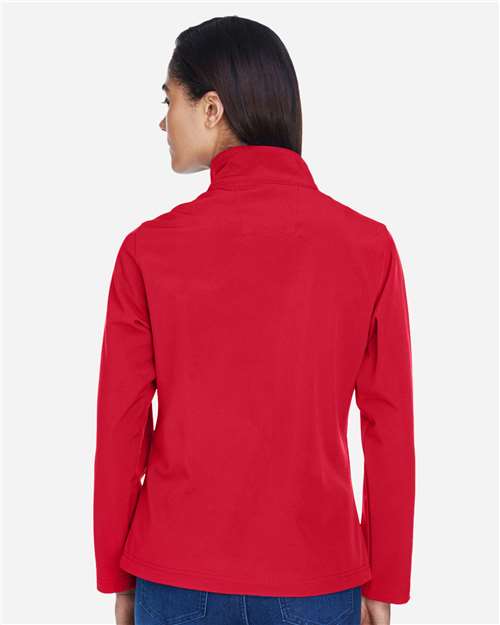 Team 365 Women's Leader Soft Shell Jacket - TT80W Sport Red