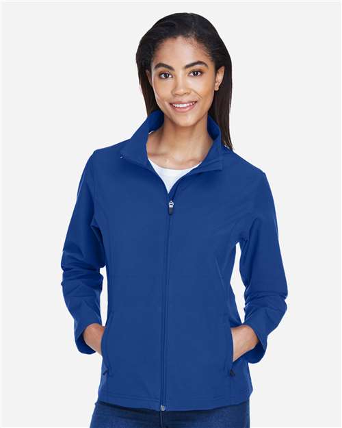 Team 365 Women's Leader Soft Shell Jacket - TT80W Sport Royal