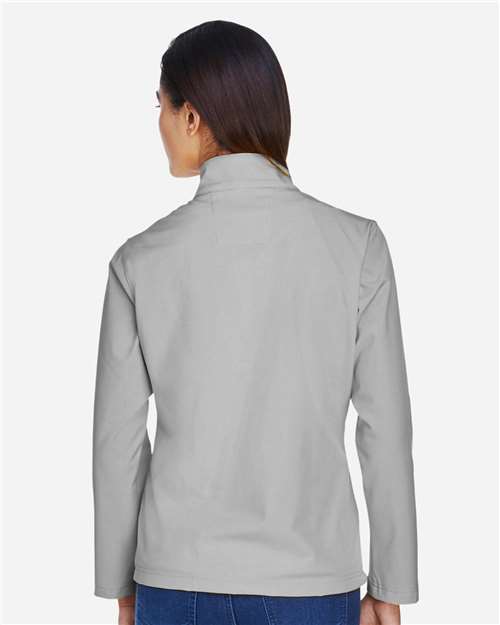 Team 365 Women's Leader Soft Shell Jacket - TT80W Sport Silver