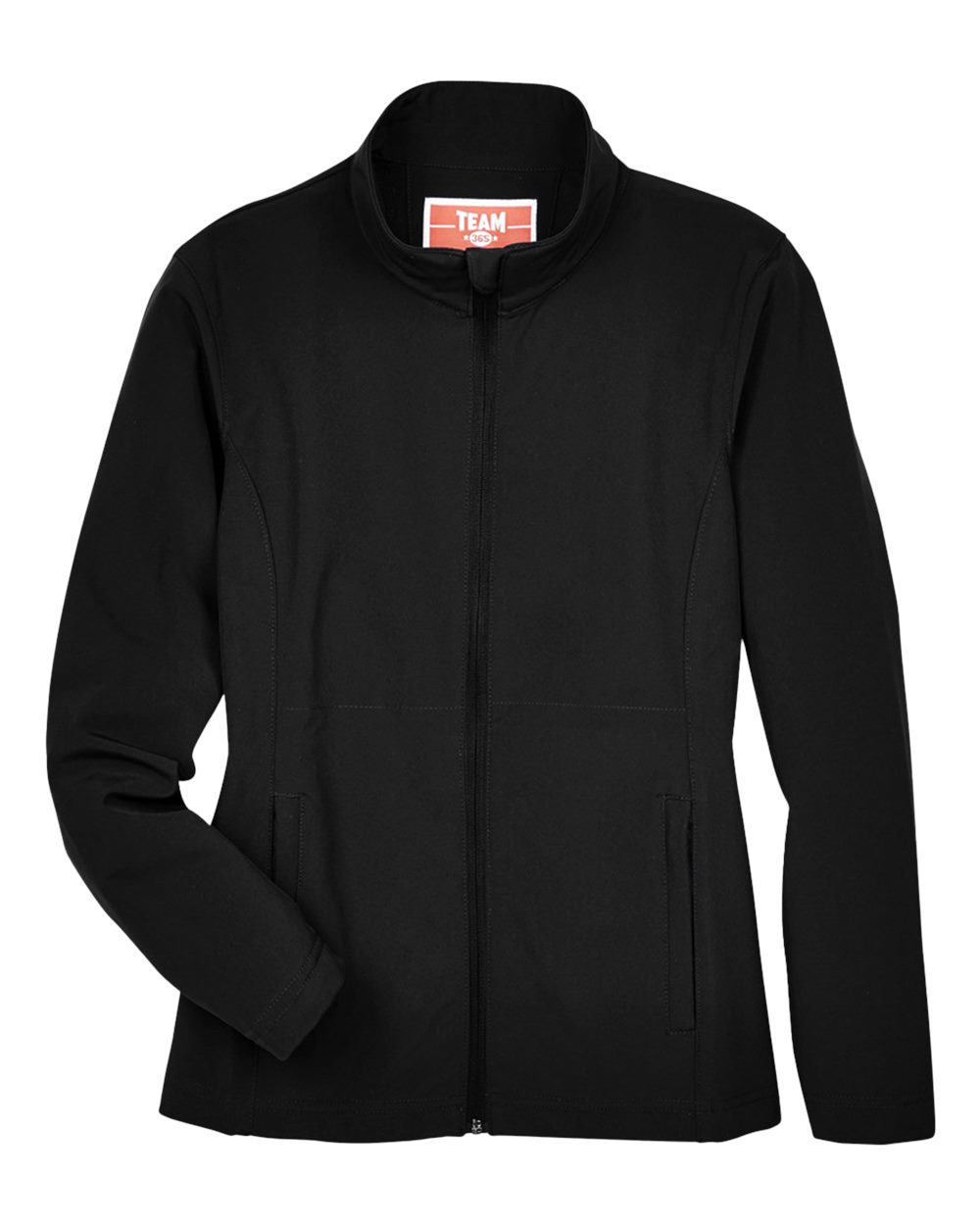 Team 365 Women's Leader Soft Shell Jacket - TT80W Black