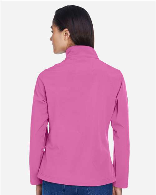 Team 365 Women's Leader Soft Shell Jacket - TT80W Sport Charity Pink