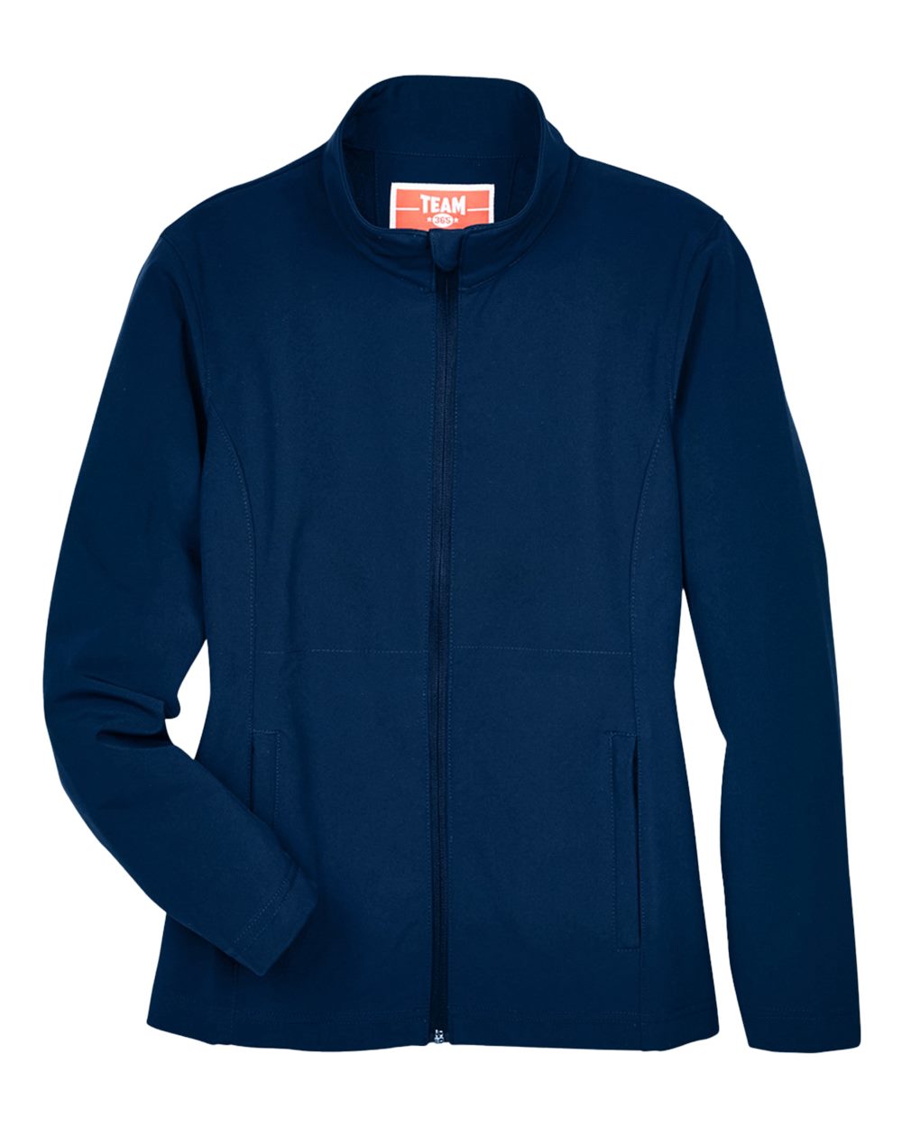 Team 365 Women's Leader Soft Shell Jacket - TT80W Sport Dark Navy