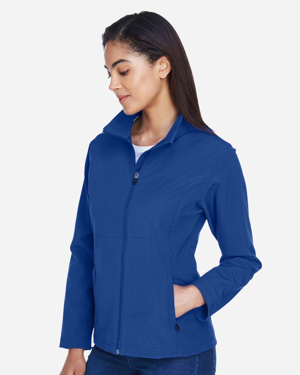 Team 365 Women's Leader Soft Shell Jacket - TT80W Sport Royal