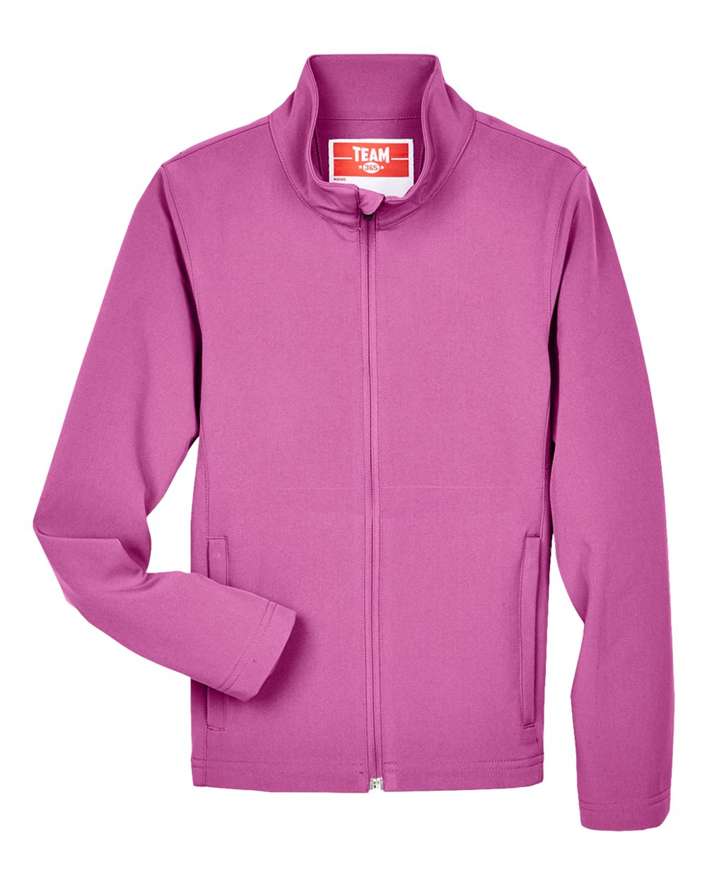 Team 365 Youth Leader Soft Shell Jacket - TT80Y Sport Charity Pink