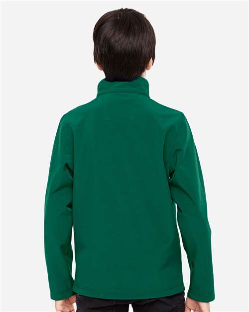 Team 365 Youth Leader Soft Shell Jacket - TT80Y Sport Forest