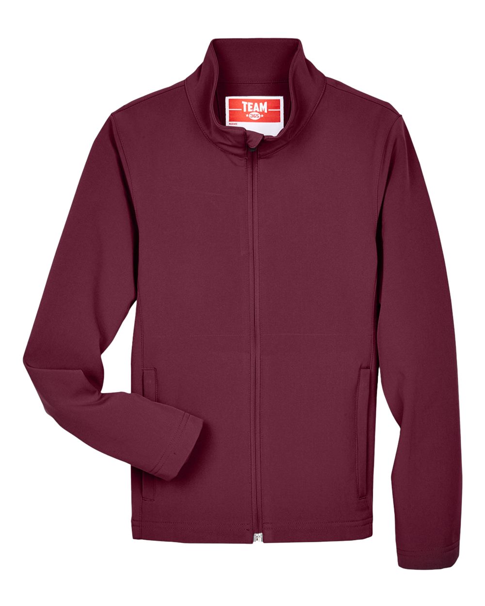 Team 365 Youth Leader Soft Shell Jacket - TT80Y Sport Maroon