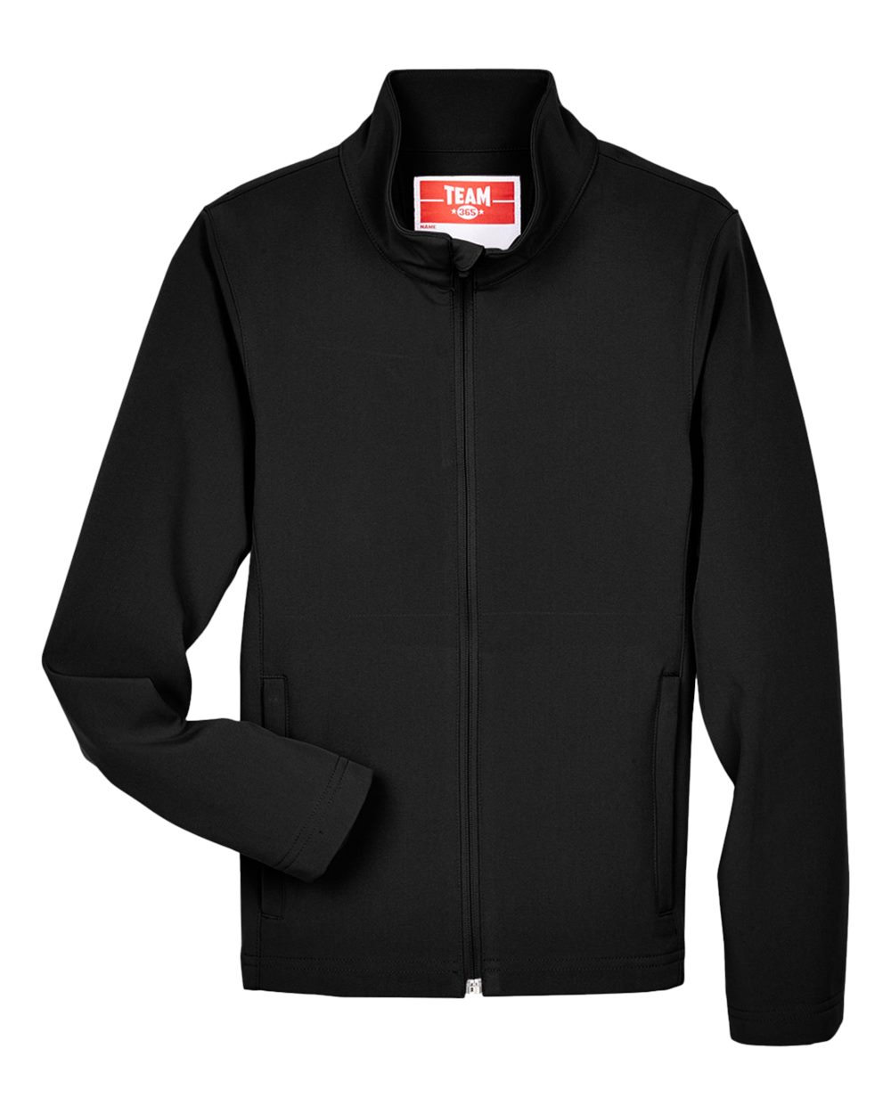 Team 365 Youth Leader Soft Shell Jacket - TT80Y Black