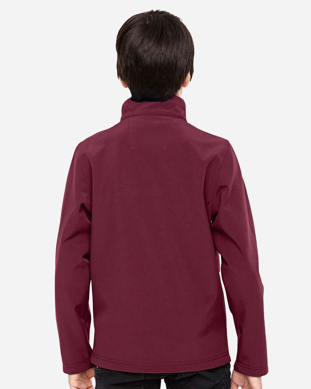 Team 365 Youth Leader Soft Shell Jacket - TT80Y Sport Maroon