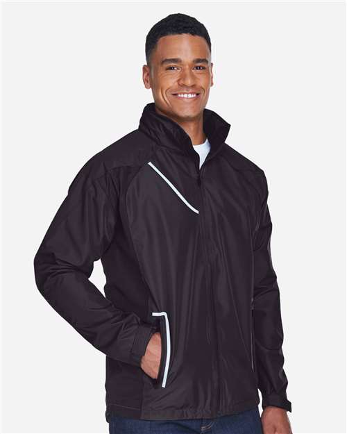 Team 365 Men's Dominator Waterproof Jacket - TT86 Black