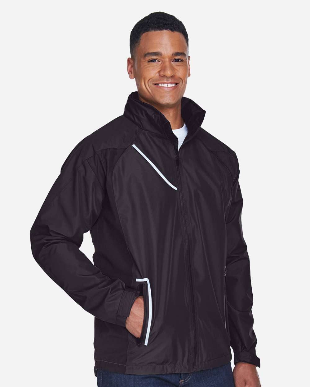 Team 365 Men's Dominator Waterproof Jacket - TT86 Black