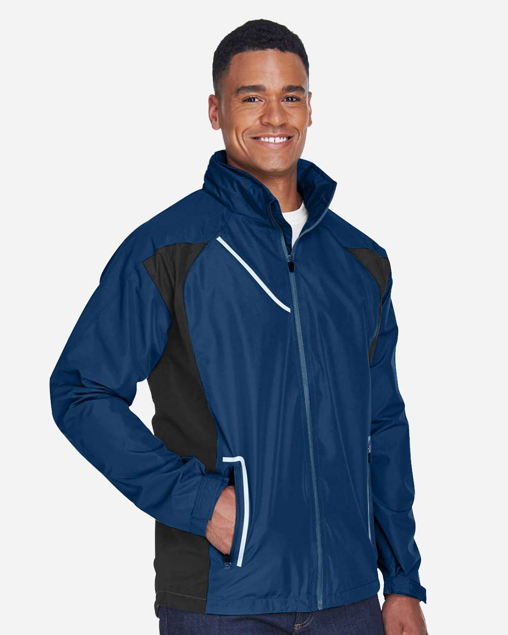 Team 365 Men's Dominator Waterproof Jacket - TT86 Sport Dark Navy