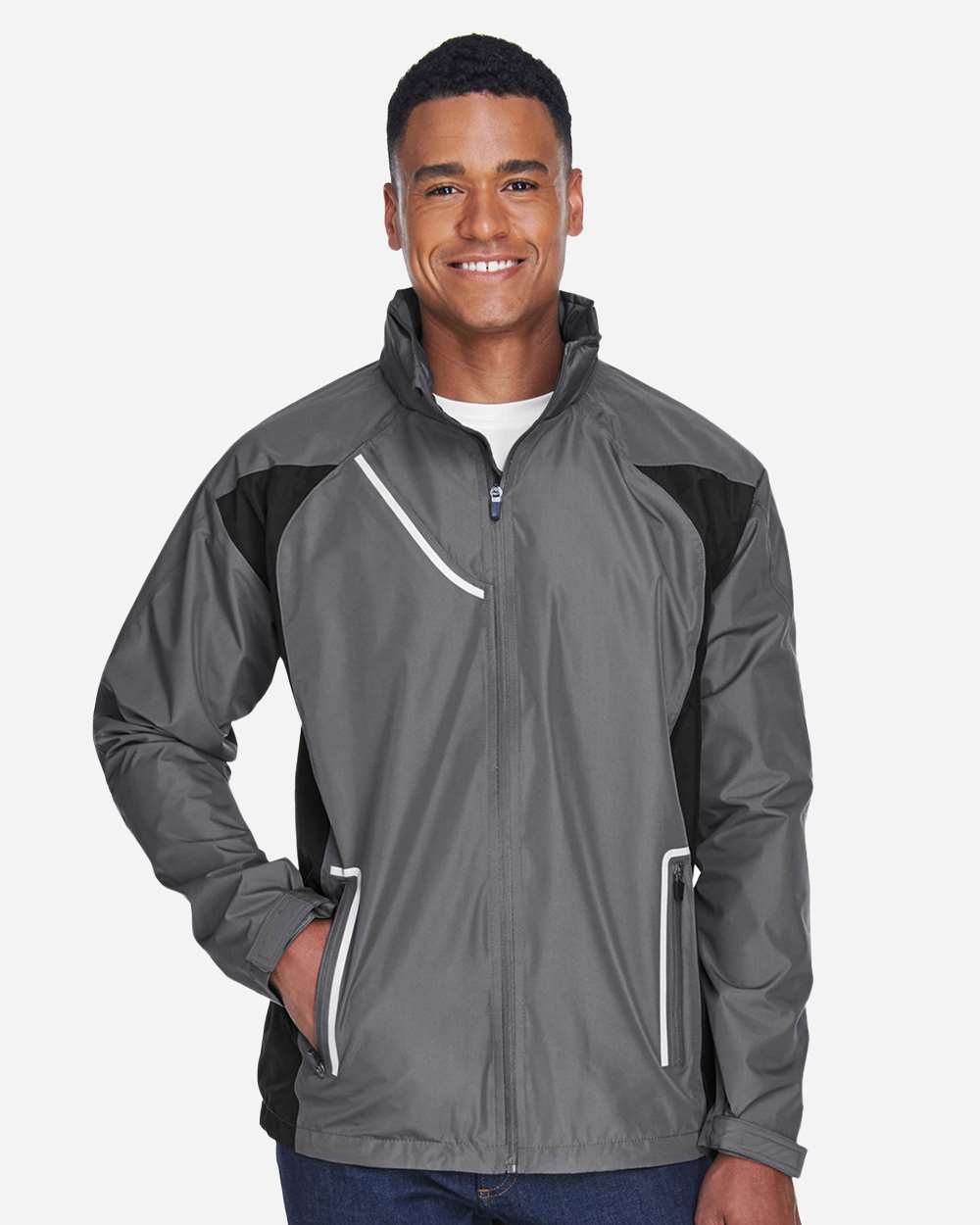 Team 365 Men's Dominator Waterproof Jacket - TT86 Sport Graphite