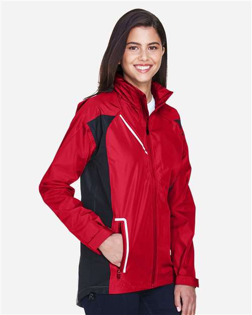 Team 365 Women's Dominator Waterproof Jacket - TT86W Sport Red