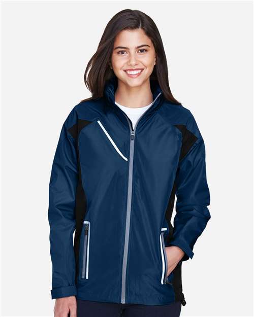 Team 365 Women's Dominator Waterproof Jacket - TT86W Sport Dark Navy