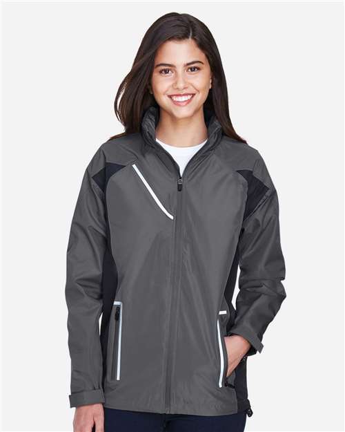 Team 365 Women's Dominator Waterproof Jacket - TT86W Sport Graphite