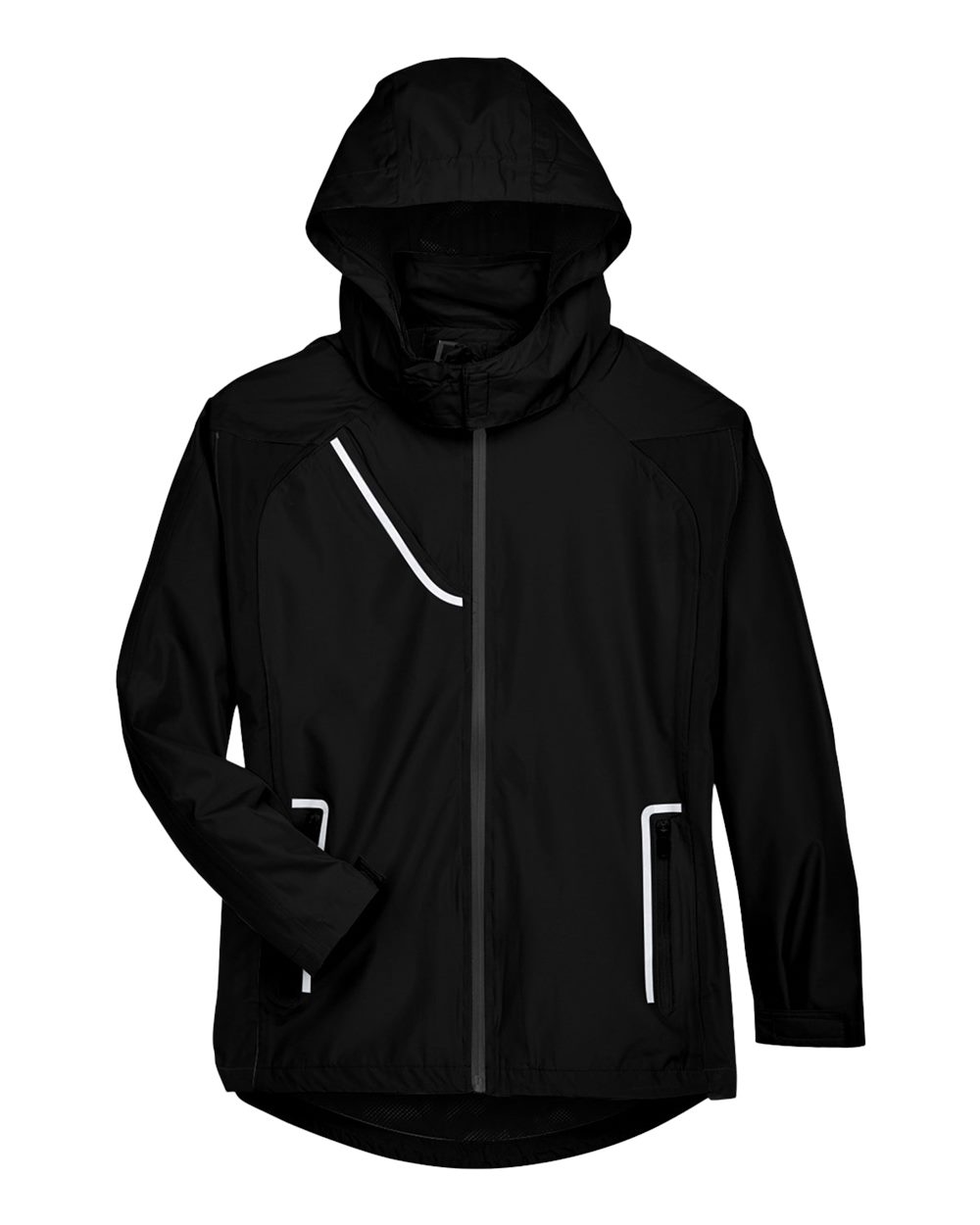Team 365 Women's Dominator Waterproof Jacket - TT86W Black