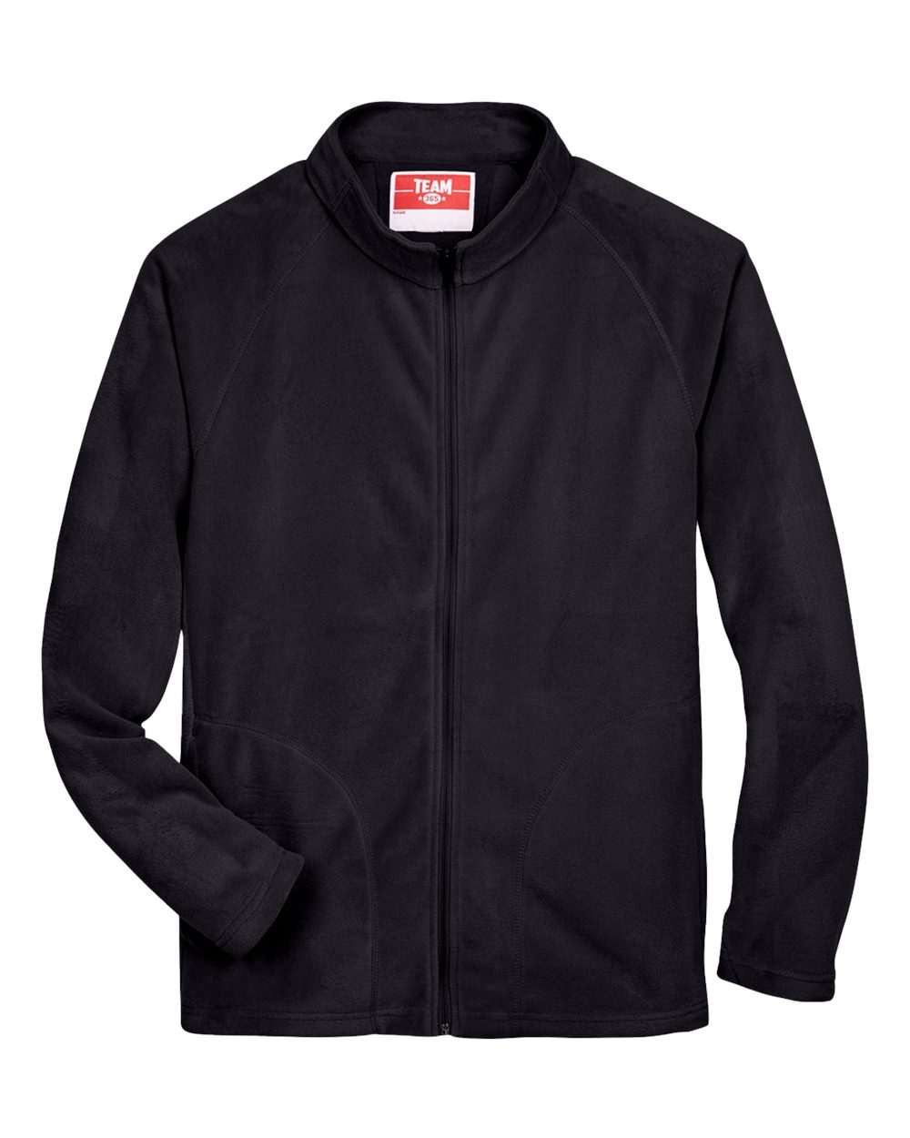 Team 365 Men's Campus Microfleece Jacket - TT90 Black