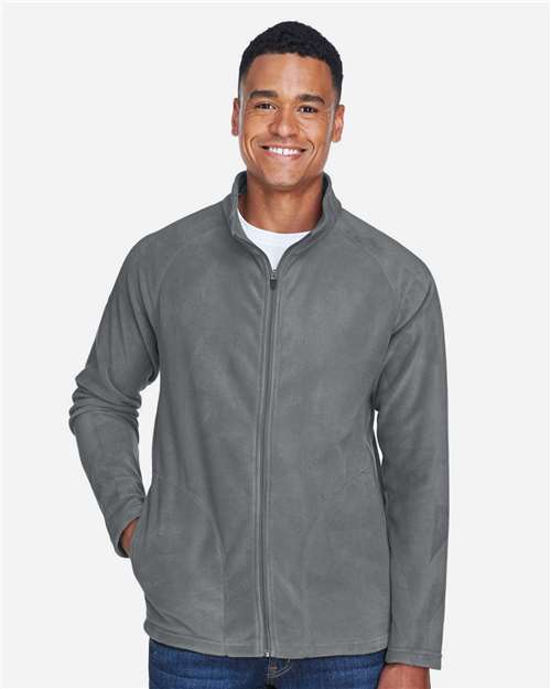 Team 365 Men's Campus Microfleece Jacket - TT90 Sport Graphite